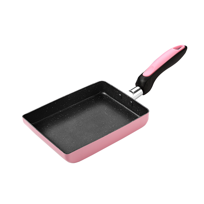 日式玉子烧厚蛋烧小煎锅麦饭石千层平底锅不粘锅做鸡蛋卷的锅方形