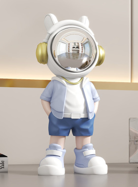 太空人宇航员卡通公仔摆件客厅电视柜茶几书桌酒柜装饰品生日礼物