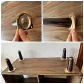 实木柜腿安装 在柜子上可拆可卸