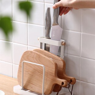 切菜板架 厨房家用刀板架砧板案板收纳架沥水架粘板支架