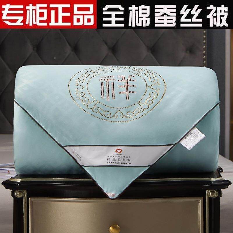 肤棉蚕棉丝被加冬被亲春被AL687628芯纯秋棉单双人夏凉厚被子礼品