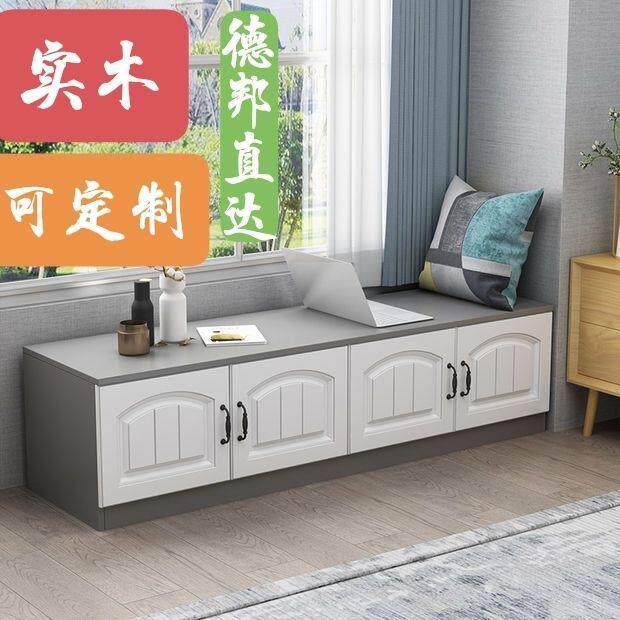 实组木台矮卧室换柜鞋柜可坐飘阳窗长条515合柜电视柜收纳储物柜