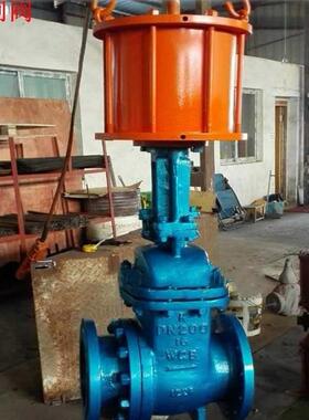 PZ641H-16/25C气动铸钢排渣型闸阀DN50-500石灰煤渣耐磨排污阀