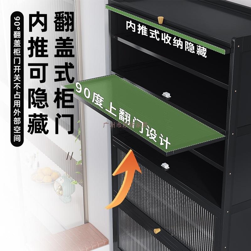 可移动鞋带多01轮万向轮家功用能大容量多层加柜厚移动版防尘鞋架