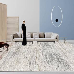 【轻水墨渲染地009中海板间客厅】茶几地毯卧室床边样地毯奢地垫