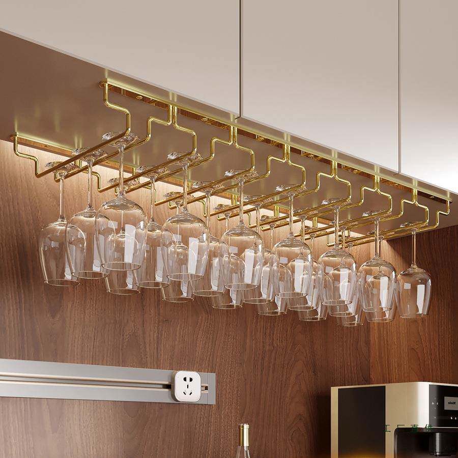 2杯架钢025新款轻奢高级感红酒杯架倒挂不HQA锈杯架家用高脚架悬