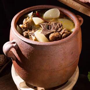 老式土BGE砂锅耐高温明煎火炖煮卤罐全能家用商无釉陶砂锅老式土