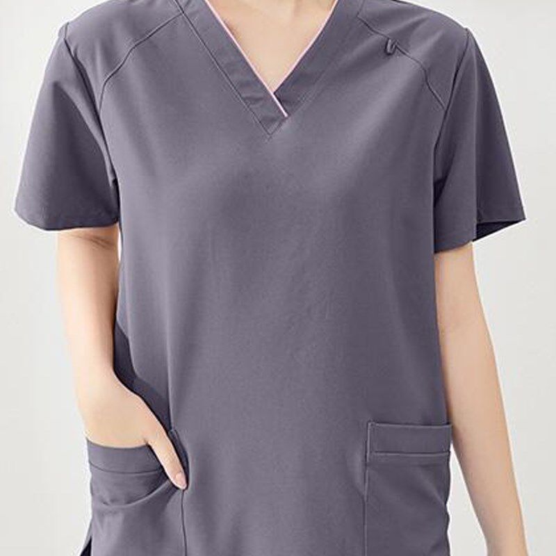 高端弹力刷手服腔宠物医生防静电工作服美容口腔医生洗手衣医护服