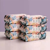 名靓花开富贵洗脸巾一次性纯棉超厚洁面卸妆棉柔巾巨无霸款