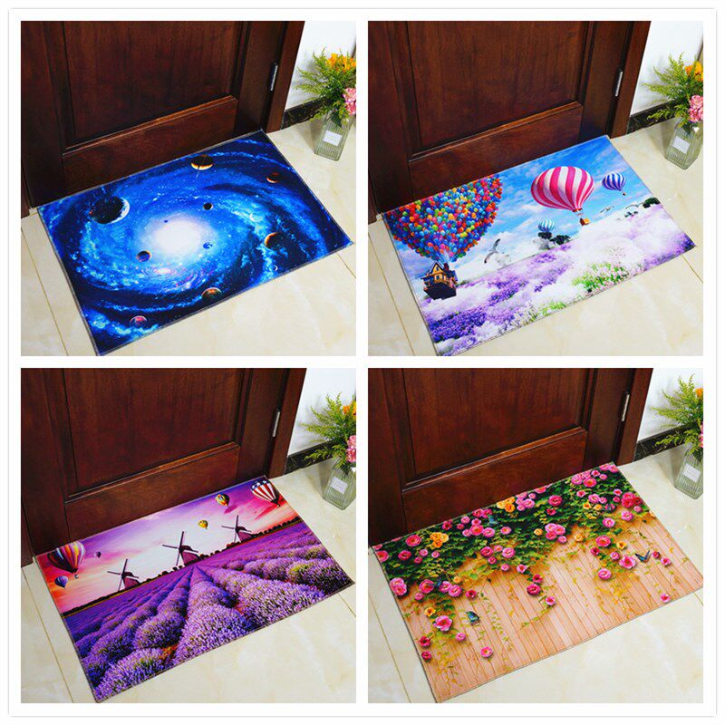 地垫门垫进门入门门口吸尘绒面门厅防滑家用3D卧室厨房垫子脚垫