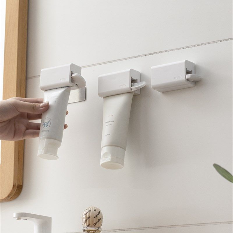 磁吸式牙膏挤压器壁挂懒人挤牙膏神器挤小样洗面奶卫生间手动夹子,家庭/个人清洁工具,挤牙膏器,淘宝优惠券,粉丝福利购,淘宝优惠卷