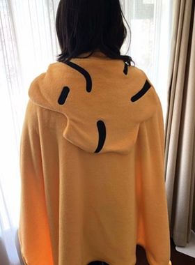 【包邮】春夏季保暖懒人披肩毛毯办公室学生午睡空调毯子披风斗篷