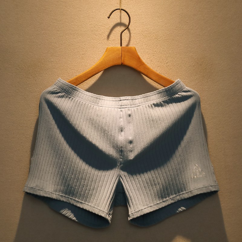 3条宽松男士内裤纯棉平角裤四角短裤衩夏季舒适阿罗裤大码家居裤