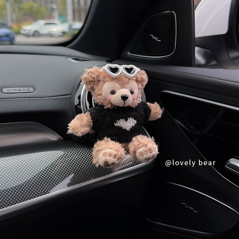 奔驰c260l汽车内出风口摆件e300lglc300车载香薰空调口装饰品可爱