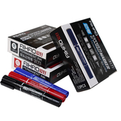 爱好3171大头笔可加墨水记号笔黑色粗头油性不掉色双头笔两用油性