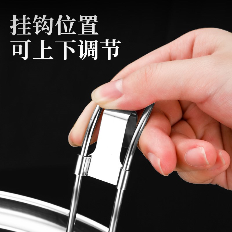 304不锈钢火锅漏勺可挂边过滤网漏麻辣烫海底捞煮捞面粉涮肉工具