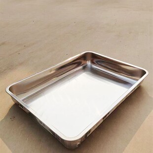 不锈钢鸽子洗澡盆加厚加大浴盆粮食盘大号澡盆托盘鸽子用品用具