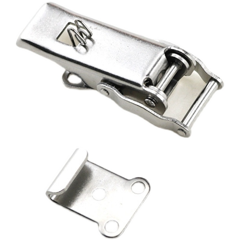 自锁扣304不锈钢DK605搭扣 车厢配电箱不锈钢搭扣 集装箱机箱锁扣