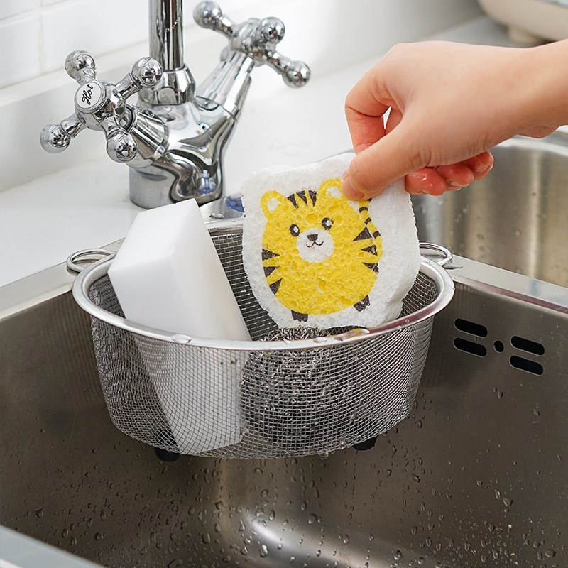 不锈钢水槽垃圾桶三角过滤网厨房洗菜水池剩菜剩饭厨余垃圾沥水篮