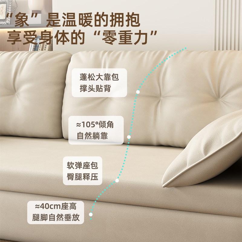 大象耳朵沙发床折叠两用2024新款多功能小户型客厅单双人一体两用