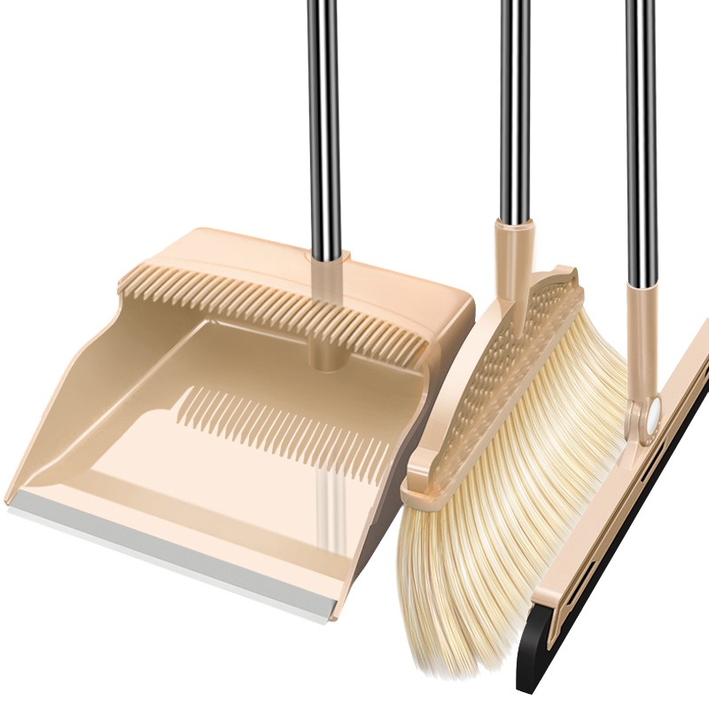 扫把簸箕套装组合家用撮箕笤帚刮水不粘头发器单个魔术扫帚扫地神