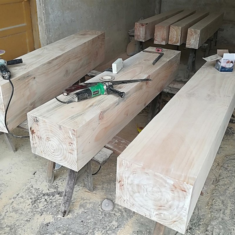 北欧实木墩子原木树桩茶几凳原木板边几简约原木墩树桩凳定制包邮