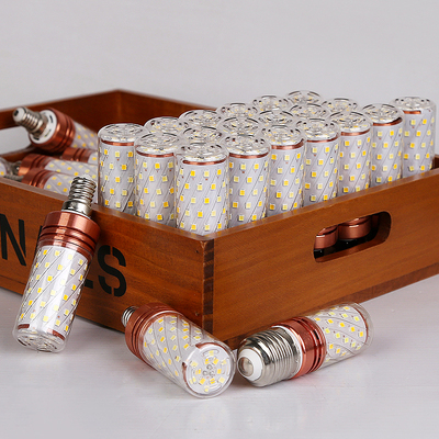 led灯泡螺口节能灯家用客厅e14e27三色变光灯小头吊灯螺旋小灯泡