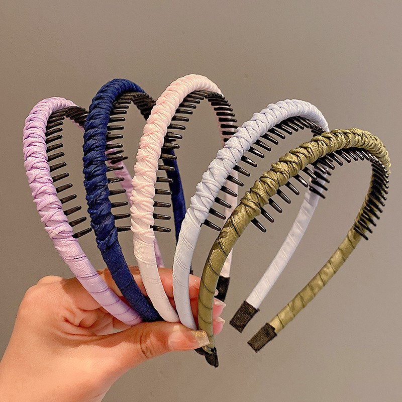 儿童发箍女童发卡不勒头发捆碎发压发头窟带齿防滑头箍女孩头饰女