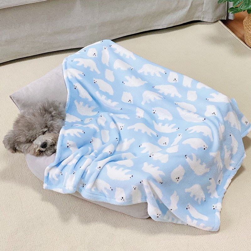 狗狗被子泰迪睡觉用小毛毯猫毯子猫咪睡垫猫垫子宠物用保暖小被子
