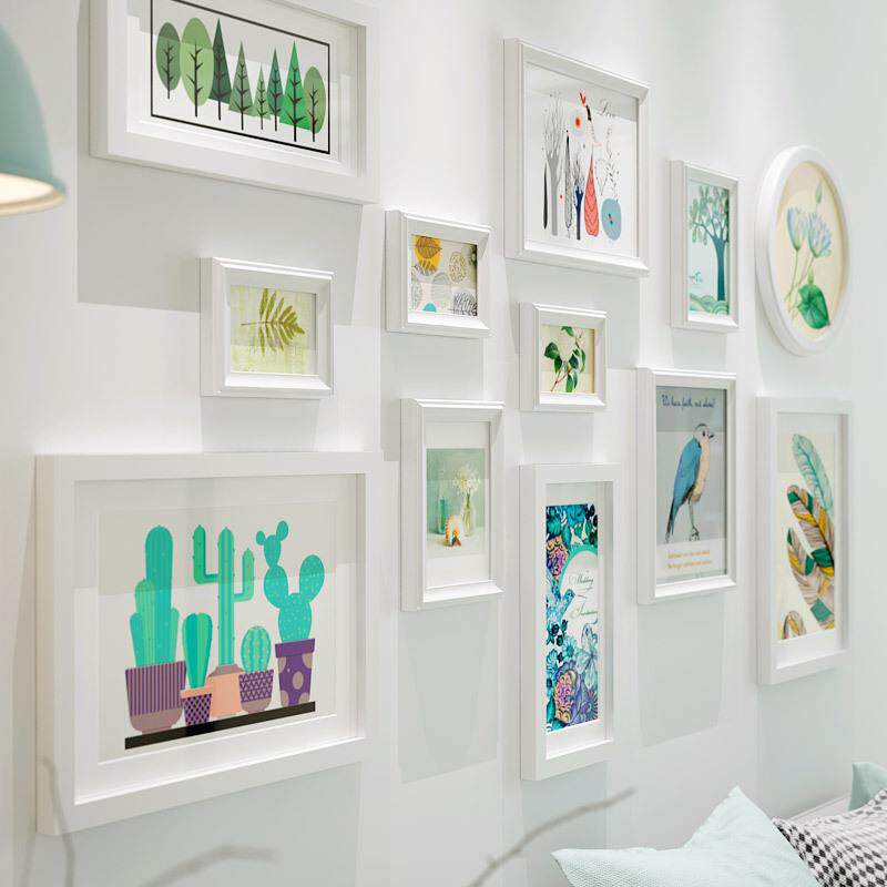 包9094邮沃木尔夫冈实相框创意照墙片墙/相相框/框组合