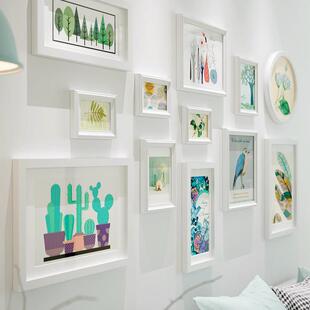 包9094邮沃木尔夫冈实相框创意照墙片墙/相相框/框组合