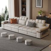 20客2猫6新款 直排两用沙发床折叠抓皮伸小户型厅0000多功能储缩物