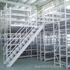 组阁楼货架拆卸放置架移动合可式架大型工业185货架框网格货架