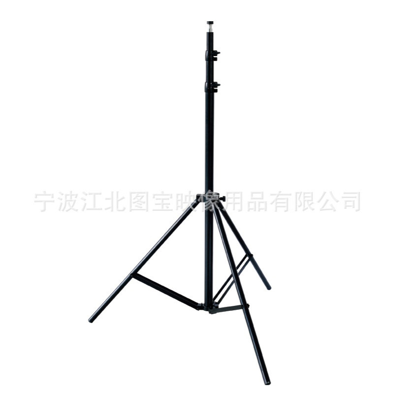 厂家批发2.8米灯架手机直播支架相机三脚架铝合金背景灯架摄影