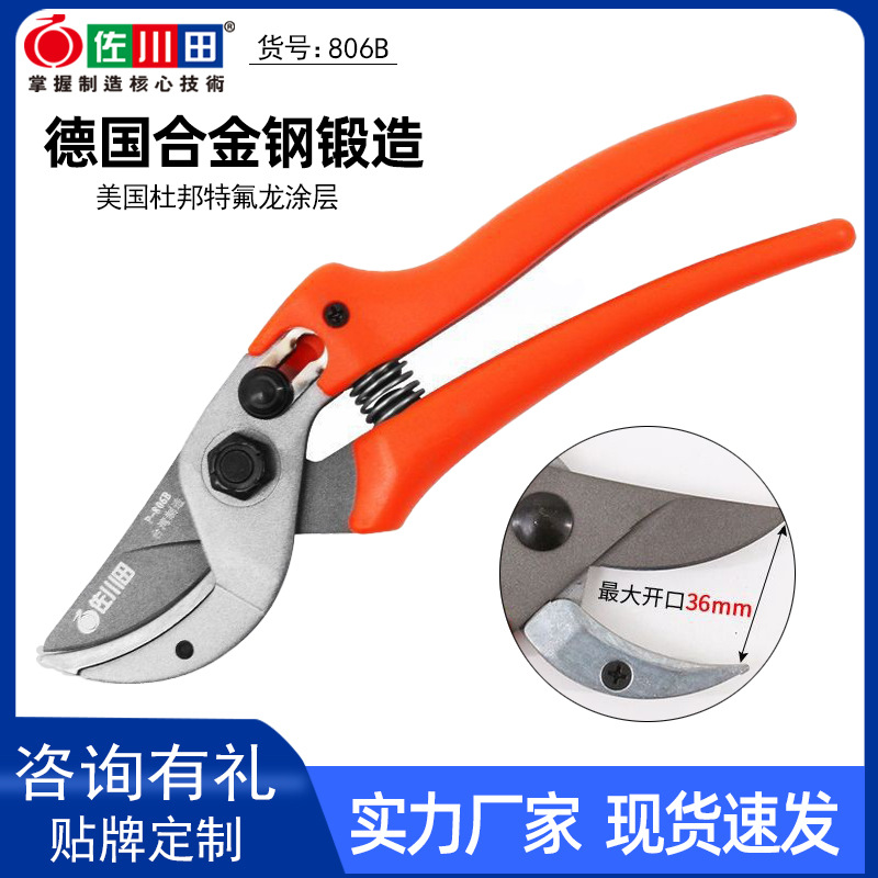 台湾佐川田 806B 园艺剪刀 果树修枝剪 园林工具 剪树枝剪 园林剪