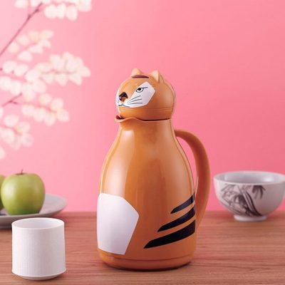 德国Helios虎年保温壶家用儿童卡通动物暖水壶防烫户外便携开水壶