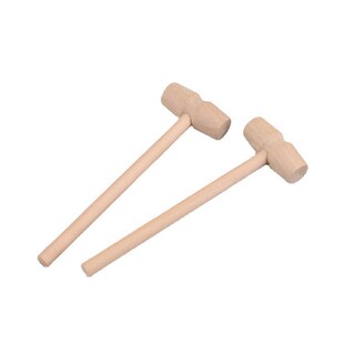 厂家直供 实木迷你小木锤 儿童玩具小木槌敲星球蛋糕现货