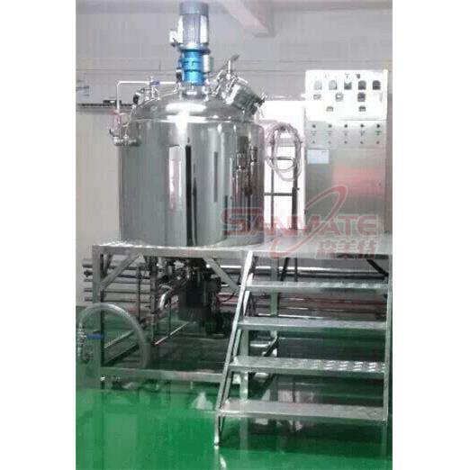 高粘度真空搅拌机环氧树脂真空搅拌湿巾液体加热搅拌罐