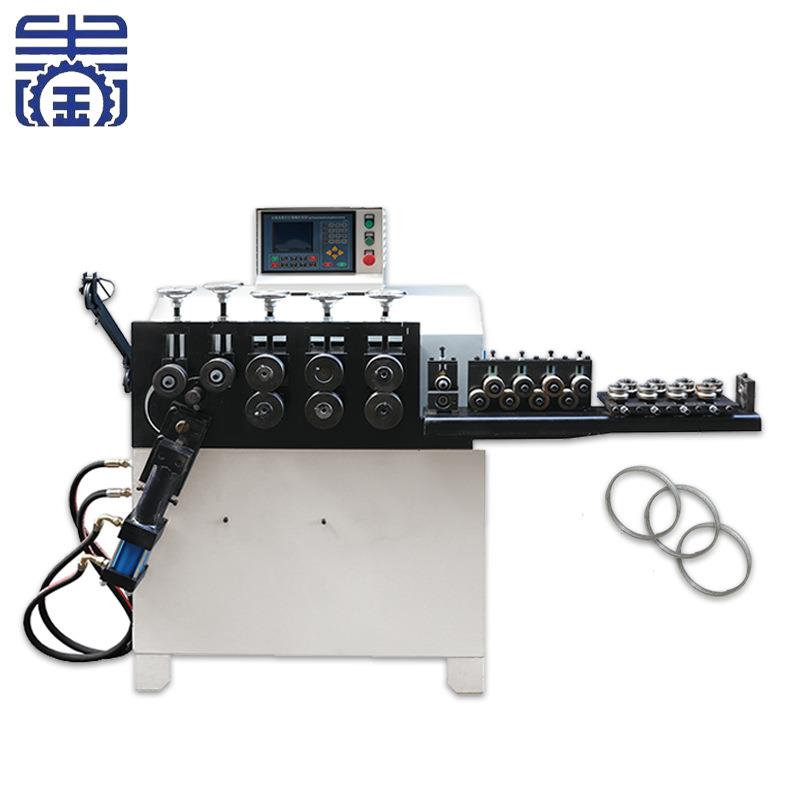 全自动伺服打圈机风扇网罩除尘骨架钢筋凳弯圆机厂家直销卷圆机