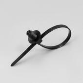 束车线扎带螺纹带蘑菇头汽螺柱563尼龙扎杉树头插销式 飞机头汽修