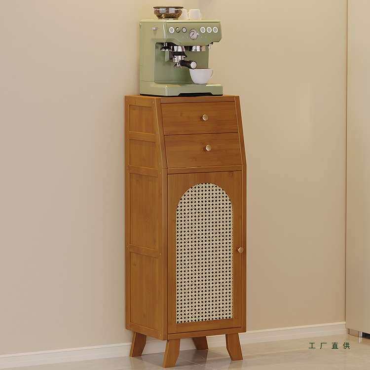 极窄岛台单独咖啡机置物架夹缝小型边柜厨房餐边柜窄边小户型台柜