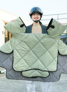 小电春动摩托21095车挡风款冬天电瓶电车双面防雨防水防风罩秋被