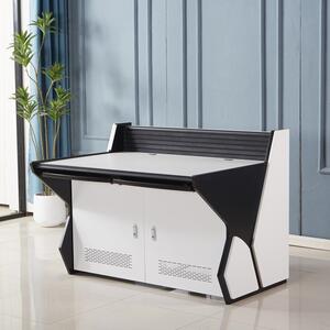 厂网络安防设备指挥中家控单786制台人办公桌操作台电力调度监心