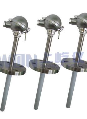 SBW度Z/SB输WR5法兰式温变送器PT1004-20mA出现场显示RAD-50~0度