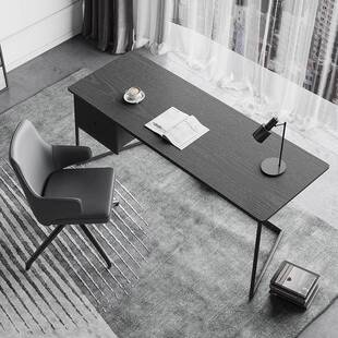 意用式 奢书桌家写字北欧实木8808创意办公桌简约轻现代台电脑卧室