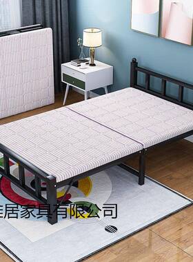 折床家单人床叠用办公室A1026午休床经济型出租简易屋床便携铁床