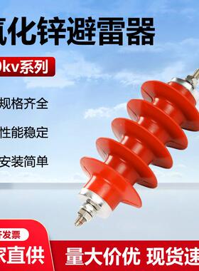 10KV氧化锌避雷器HY5WS-17/50户外交流高压线路YH5WR-17/45高耐压