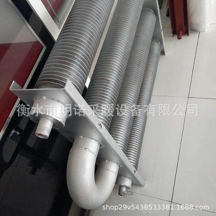 钢制高频焊散热器厂家直供散热量钢制高频焊螺旋翅片管散热器
