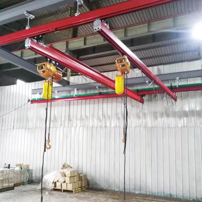 车间用轻型KBK轨道柔性吊自立式kbk起重机电动悬挂柔性组合吊
