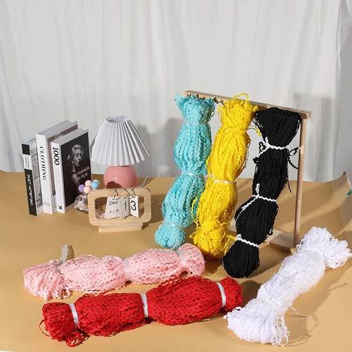 新款纯色织带料250米纺原辅料服饰配件少TVO数民织族装配饰服女